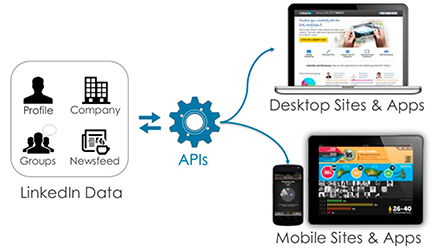 does linkedin provide apis