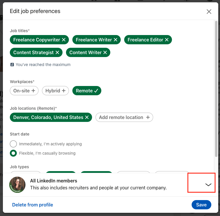 How To Remove Open To Work On Linkedin