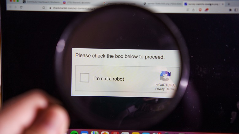 Checking your browser - reCAPTCHA review