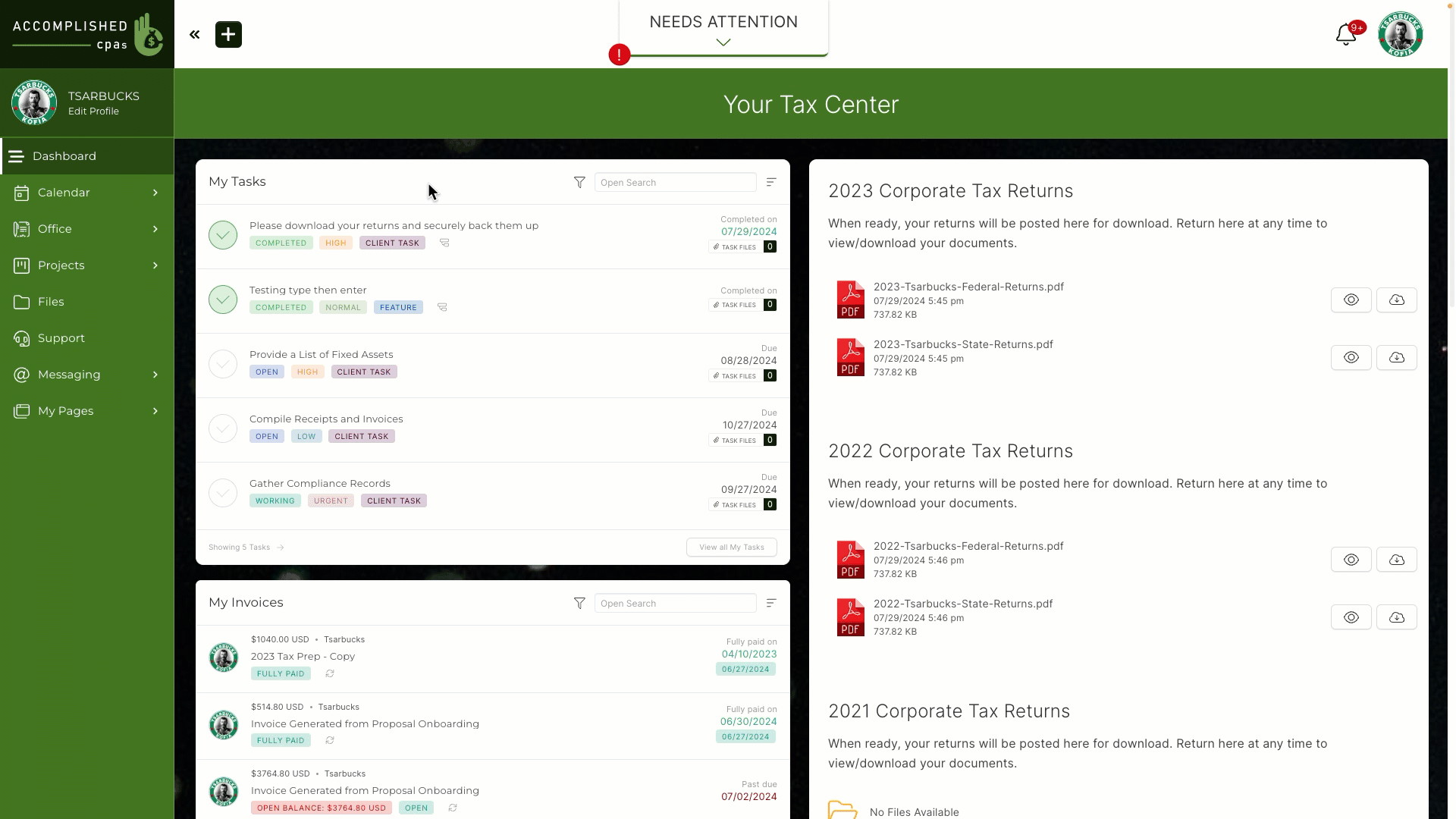 SuiteDash for task prioritization review